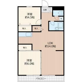 ルレーブ見川Ⅲ棟の間取り