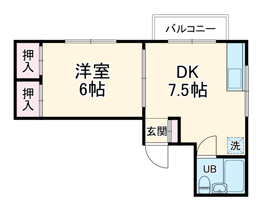 第２メゾン城山の間取り