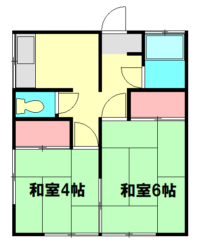 杉山アパートの間取り