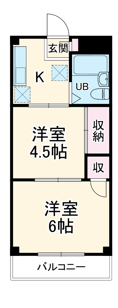 エステートUの間取り