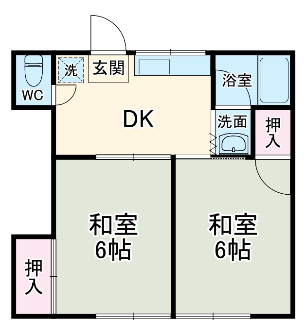 芦谷シオンの間取り