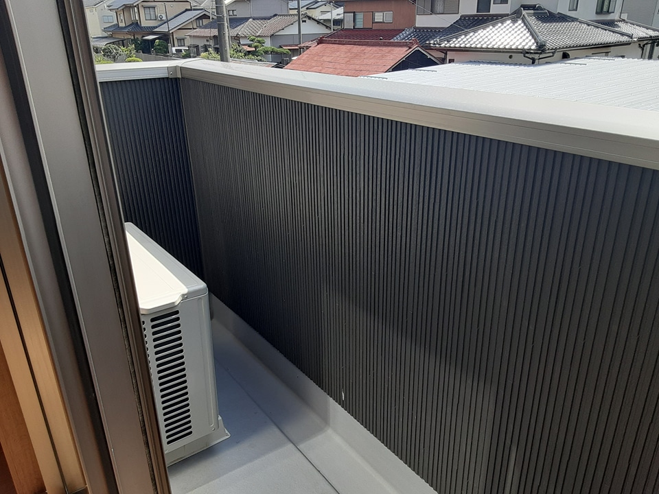 12/25 バルコニー