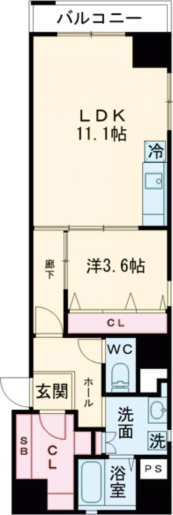 レジス飛鳥山公園の間取り