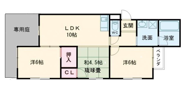 グランドール桂の間取り