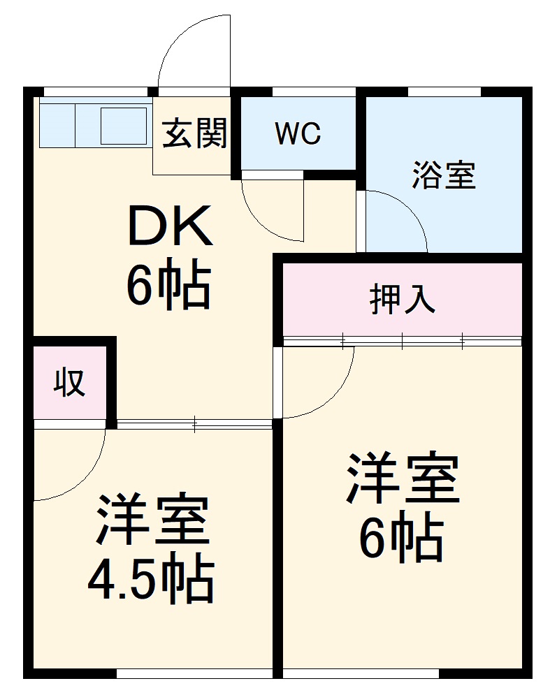 オークラパークマンションの間取り