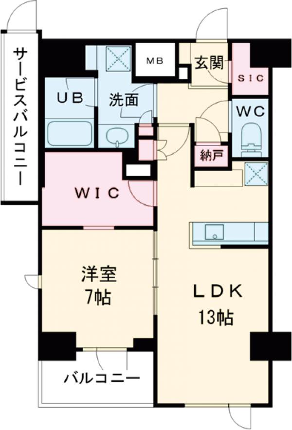 S-RESIDENCE板橋大山の間取り