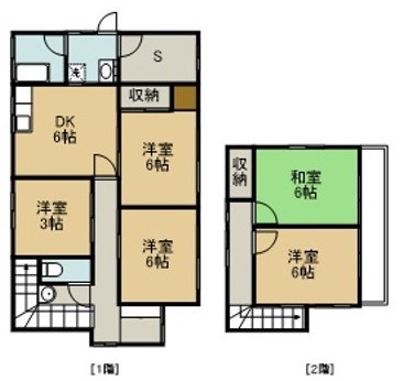 龍ヶ崎戸建 N邸の間取り