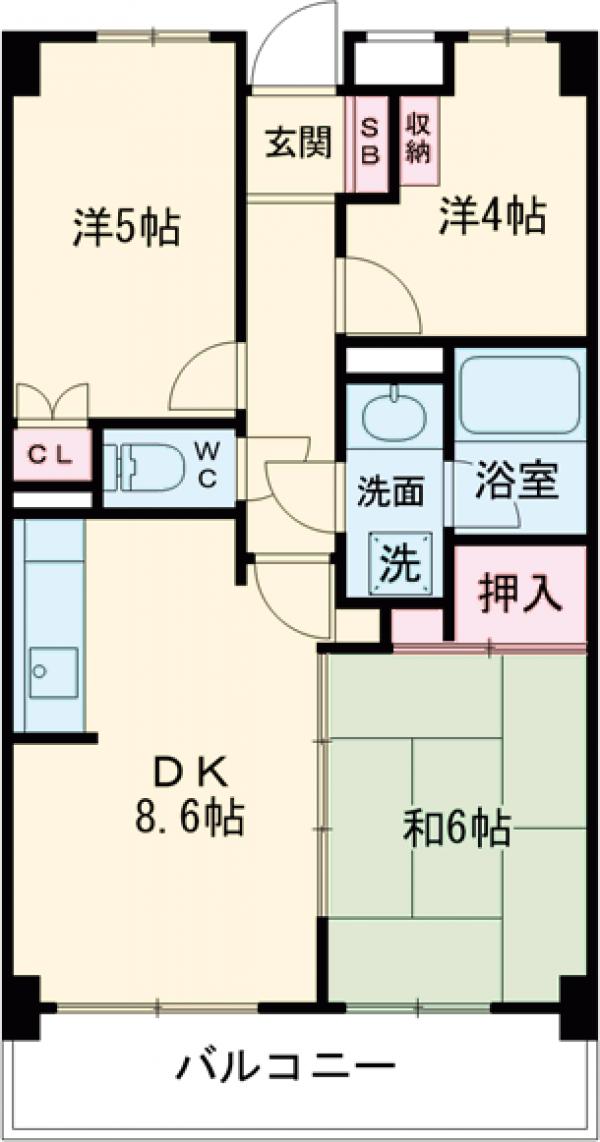 ジョイム奥沢の間取り