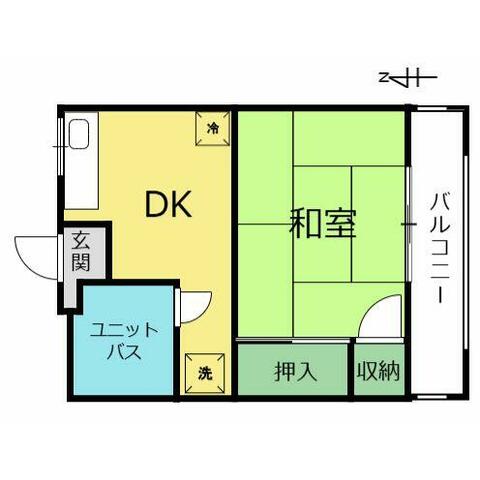 大貫ハイツの間取り