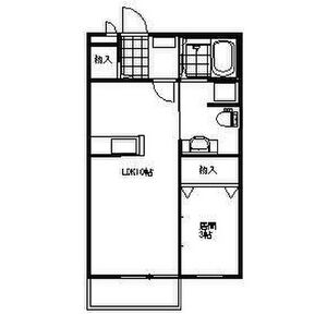 ソーレ・フォンティーヌBの間取り