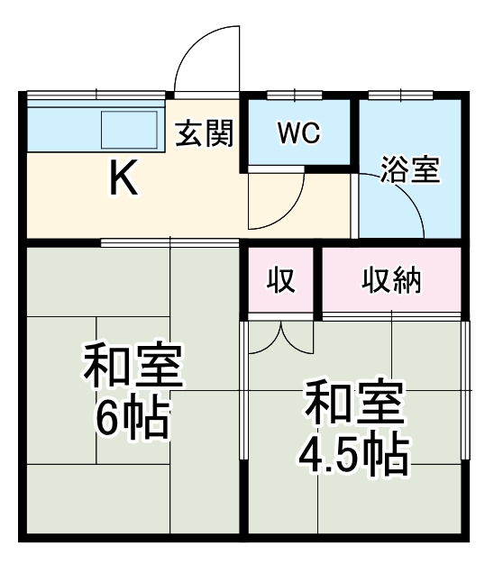 パナハイツかしわ台の間取り