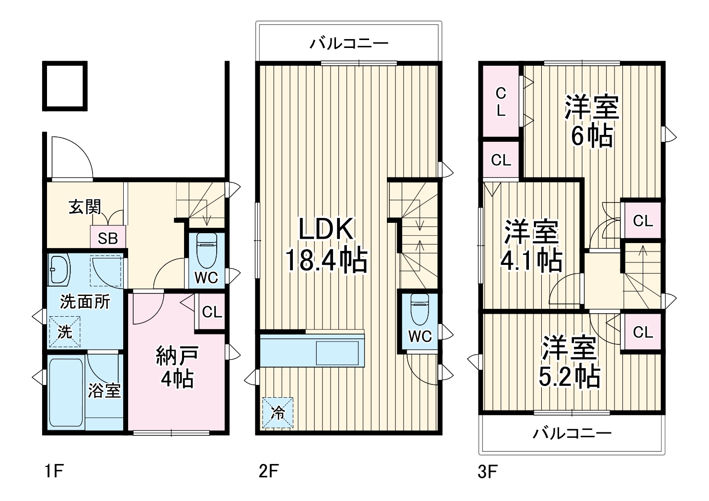 Kolet市川若宮#02の間取り