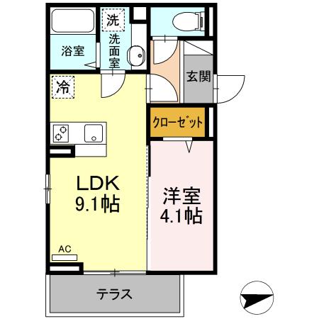 ラ・パーチェの間取り