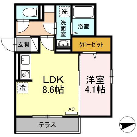 ラ・パーチェの間取り