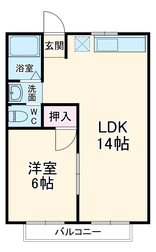 ハウスK2の間取り