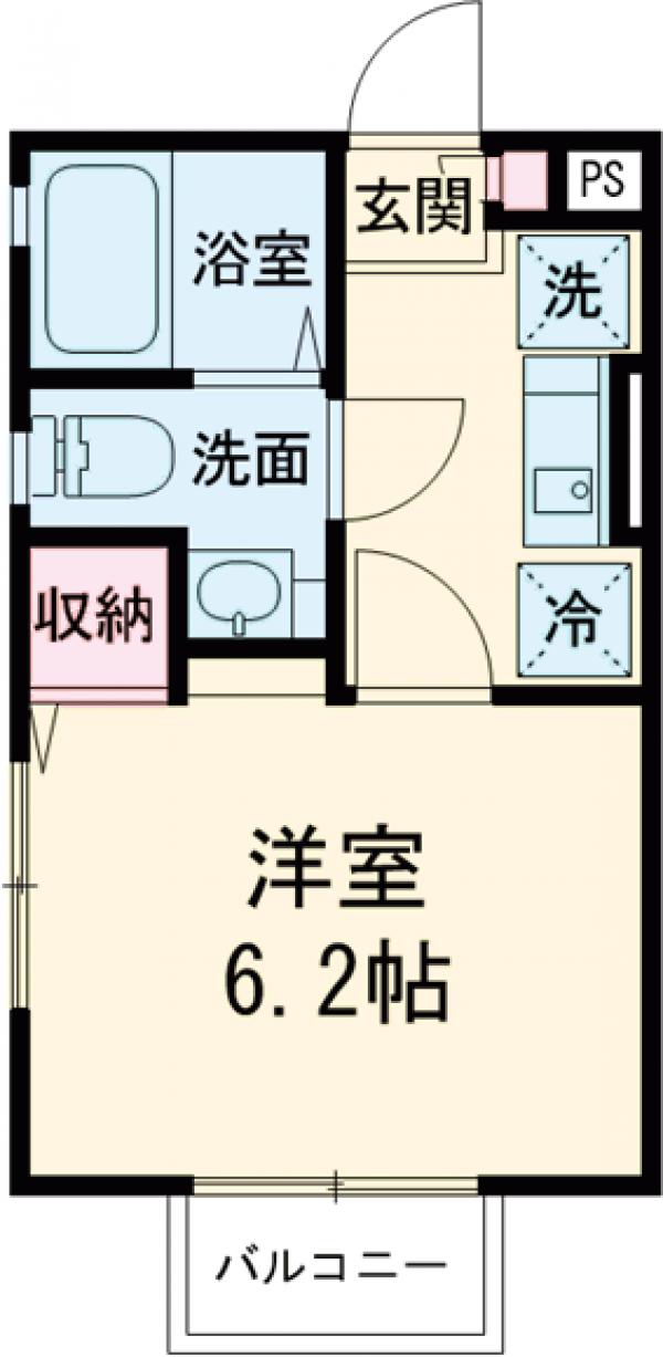 KMメゾンの間取り