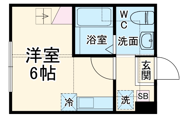 ハーミットクラブハウス梶が谷オアシスの間取り