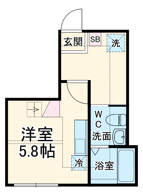 ハーミットクラブハウス梶が谷オアシスの間取り