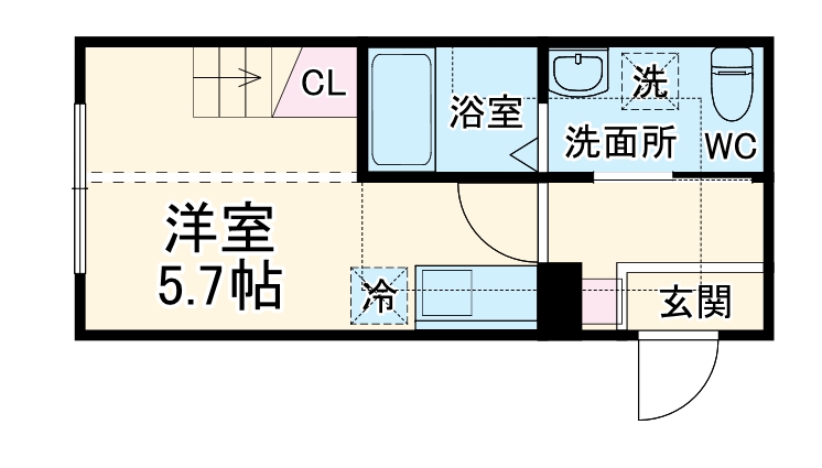 ハーミットクラブハウス梶が谷オアシスの間取り