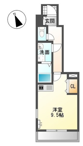 サンパレスⅨの間取り