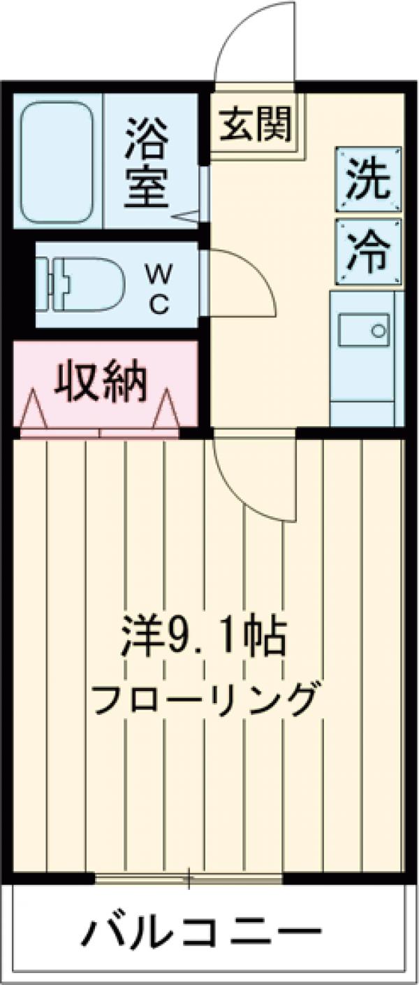 ポルテボヌールの間取り