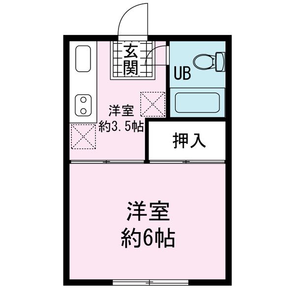 マーメゾン大坂の間取り