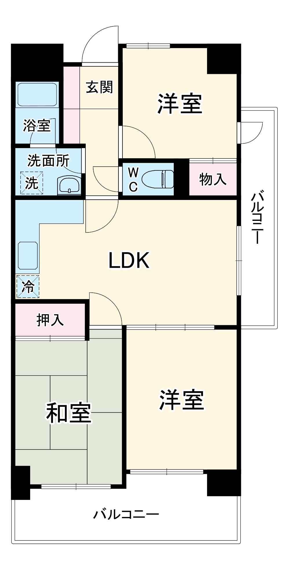 アーバンパーク行徳の間取り