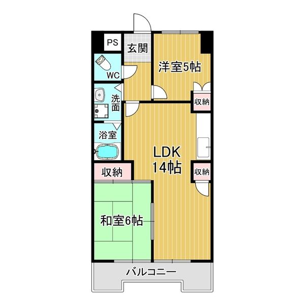 リアライズ若鶴の間取り