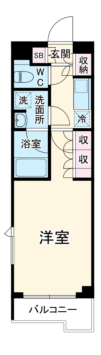 ルーブル溝の口伍番館の間取り