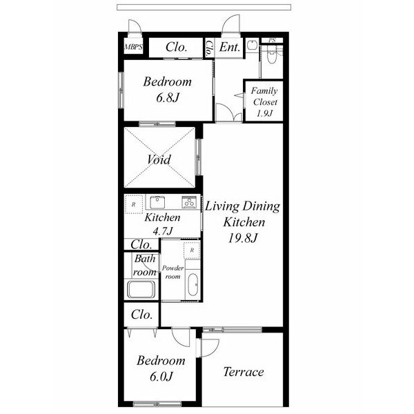 NTKresidenceの間取り