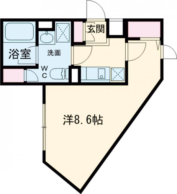 Bark Lane武蔵小山の間取り