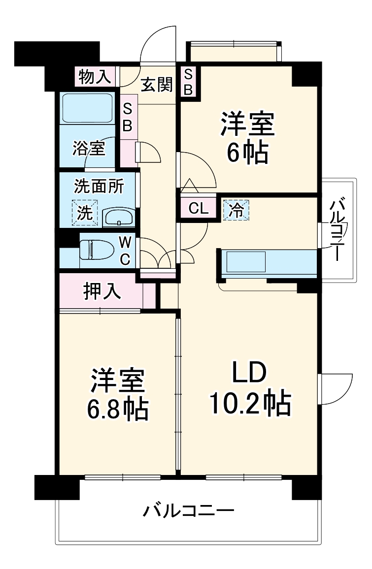 テラス・コンコードの間取り