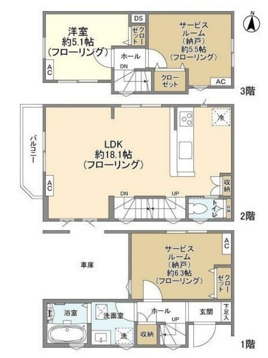 Kolet蓮沼#02の間取り