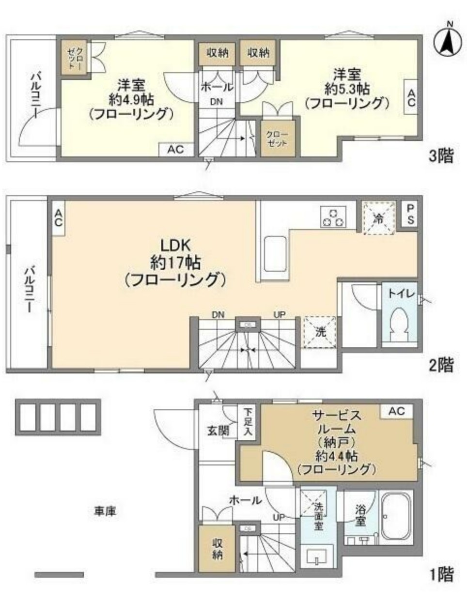Kolet千鳥町#02の間取り
