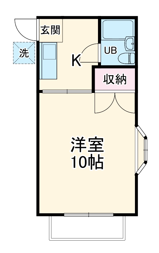 レオハイツの間取り