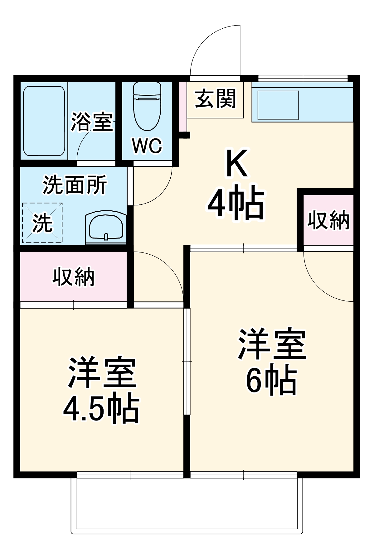プライムコートの間取り