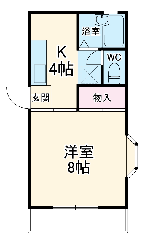 クレセントハウスの間取り