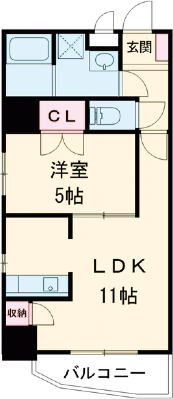エソール駅前通りの間取り