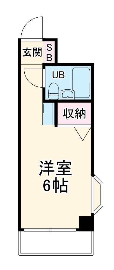 ポートハイム西横浜の間取り