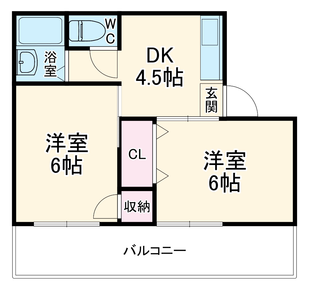 アーバン本郷Aの間取り