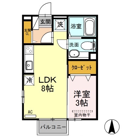 メゾン ソニア A/Bの間取り