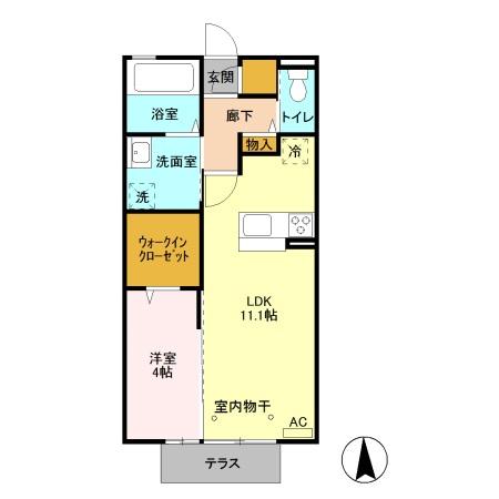 コルマールの間取り