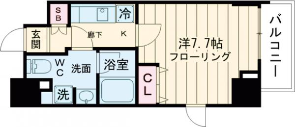 ステージファースト大森山王の間取り