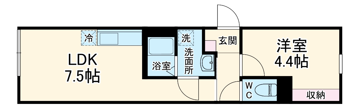 リリィの間取り