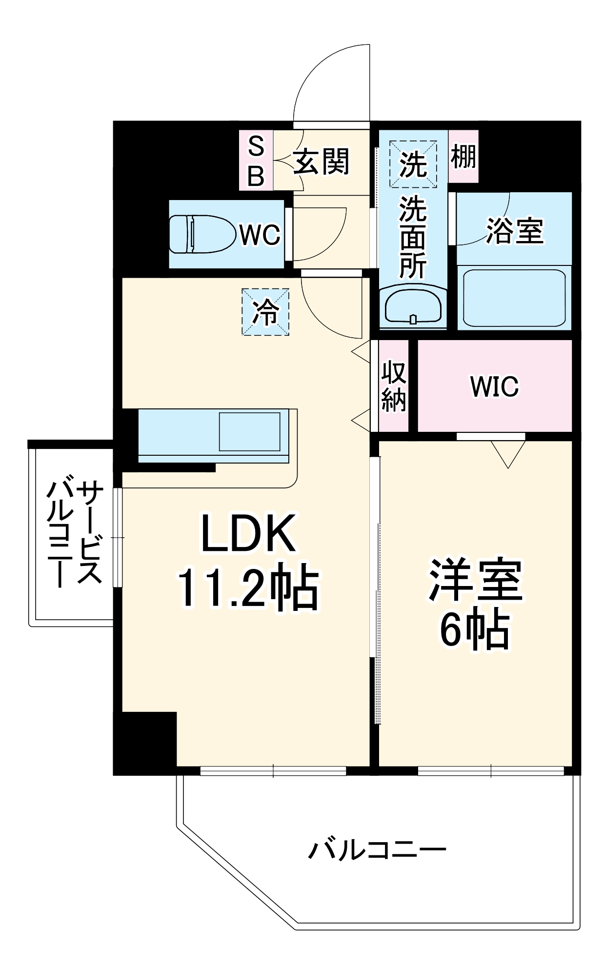 Blanc Lirioの間取り