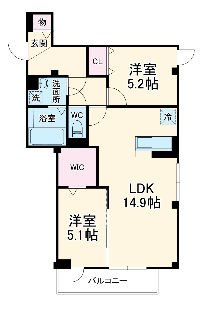 メゾン　ド　常盤の間取り