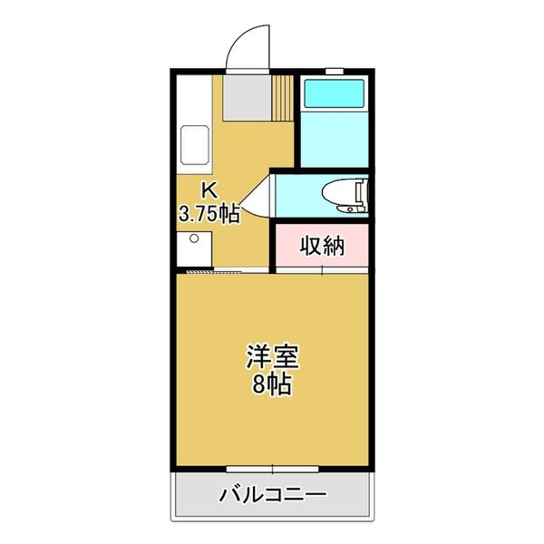 コーポすぎCの間取り