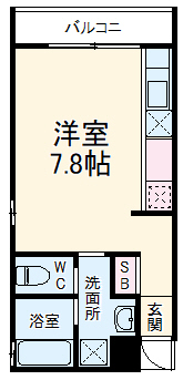 リシェス橋本B棟の間取り
