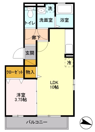 New Excelの間取り