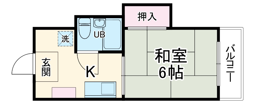 ラフォーレ岩塚の間取り